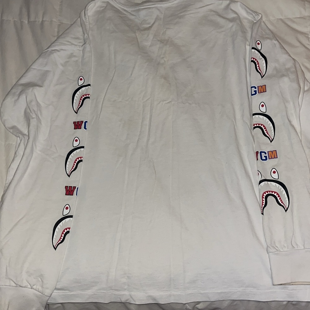 BAPE WGM Shark Relaxed Fit L/S Tee
White - Picture 5 of 8